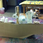Kaitlyn's Egyptian boat for Lindero Canyon Middle school